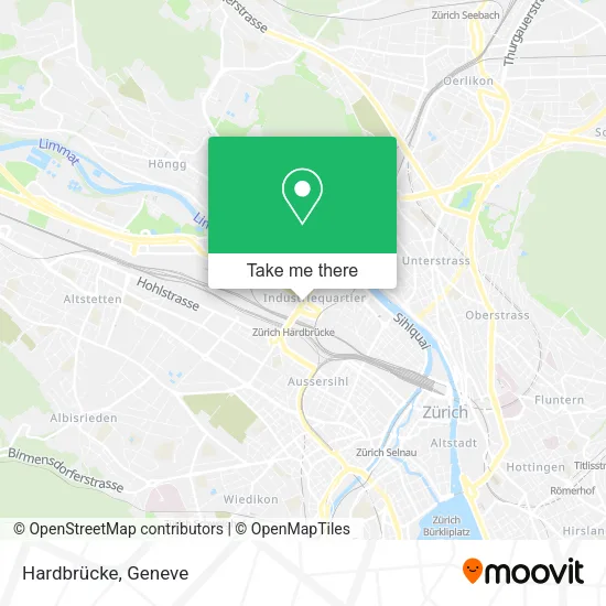 Hardbrücke map