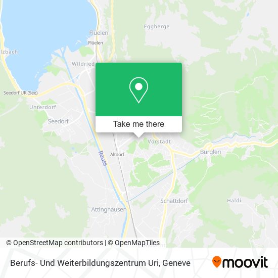 Berufs- Und Weiterbildungszentrum Uri map