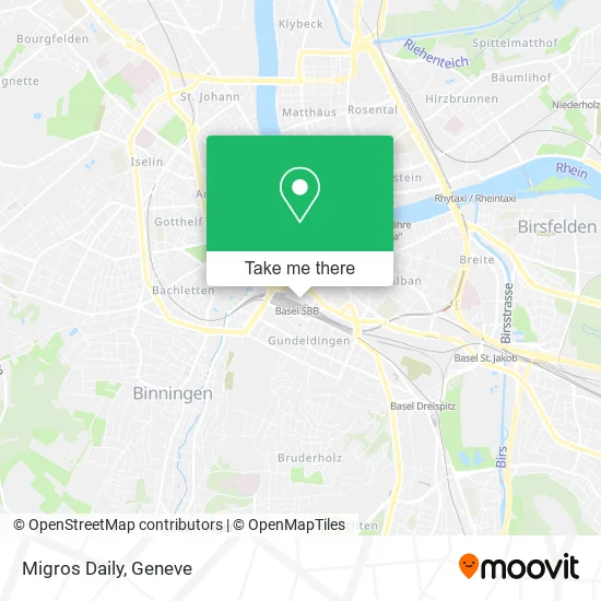 Migros Daily map