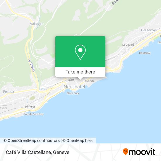 Café Villa Castellane map