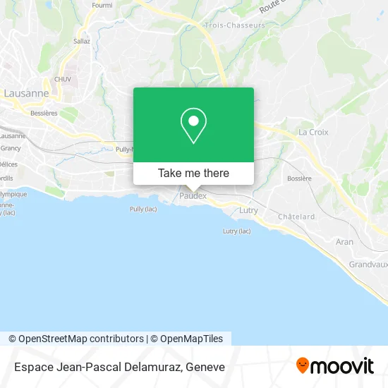 Espace Jean-Pascal Delamuraz map