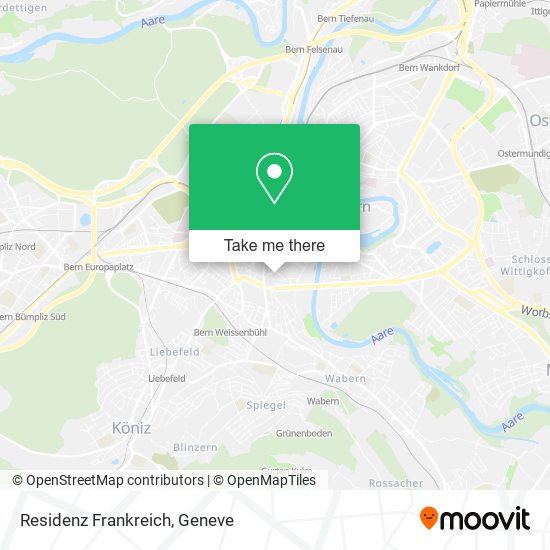 Residenz Frankreich map