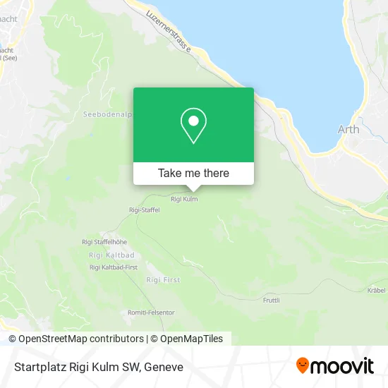 Startplatz Rigi Kulm SW map