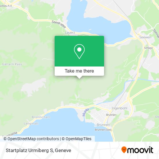 Startplatz Urmiberg S map