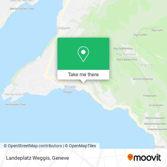 Landeplatz Weggis map
