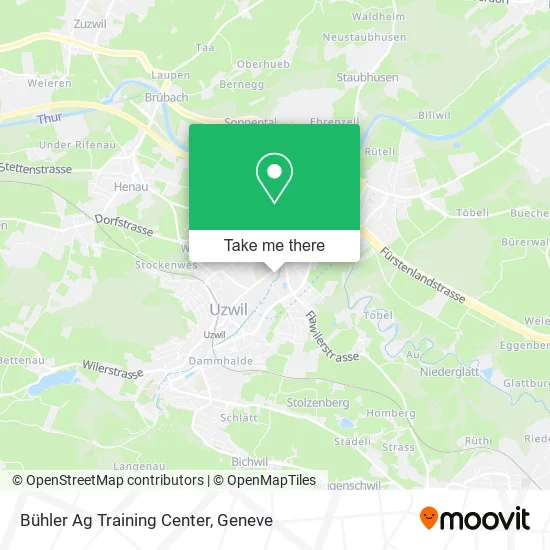 Bühler Ag Training Center map