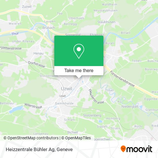 Heizzentrale Bühler Ag map