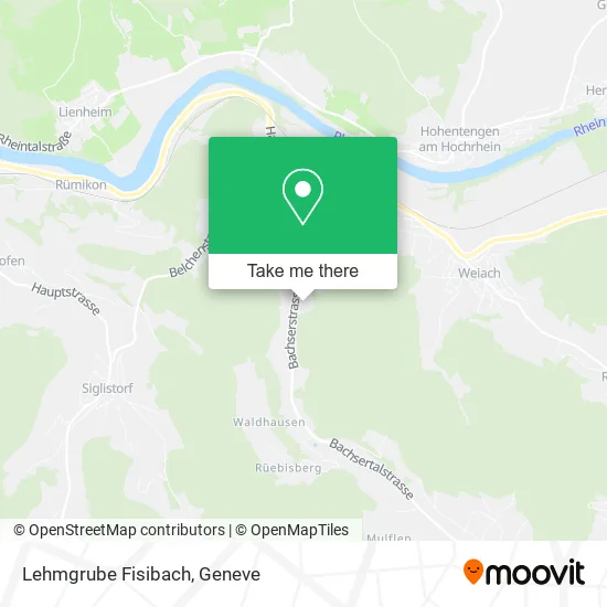 Lehmgrube Fisibach map