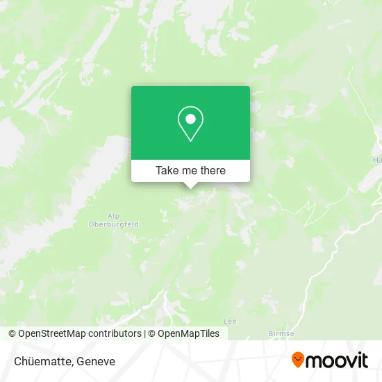 Chüematte map