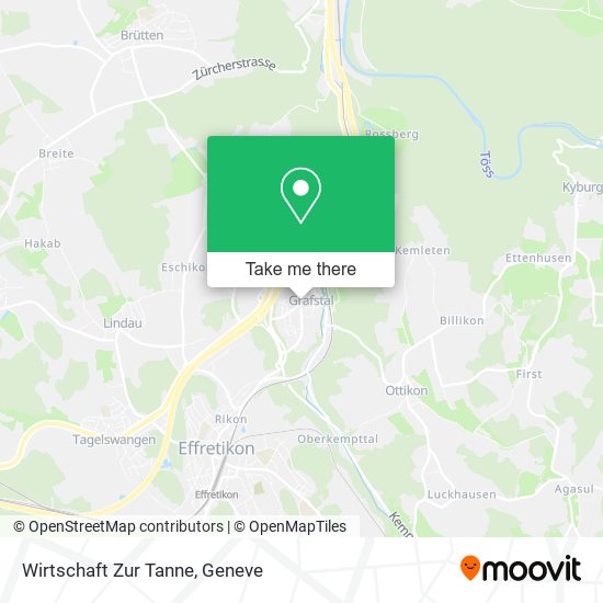 Wirtschaft Zur Tanne map