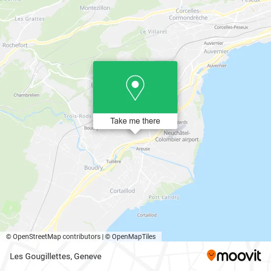 Les Gougillettes map