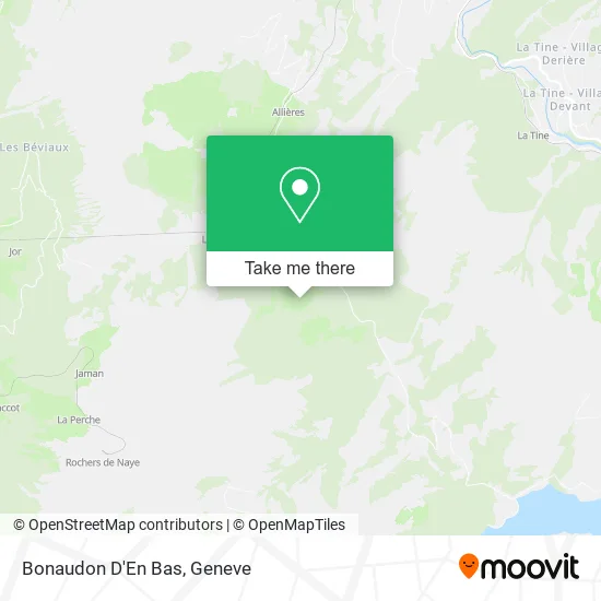 Bonaudon D'En Bas map