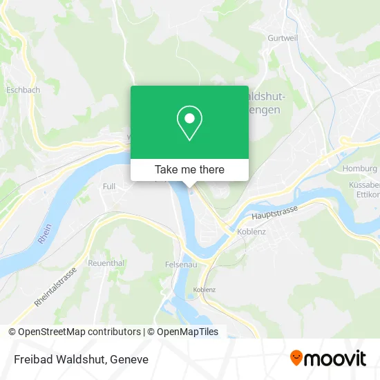 Freibad Waldshut map