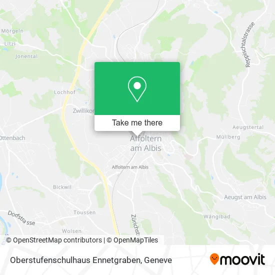 Oberstufenschulhaus Ennetgraben map