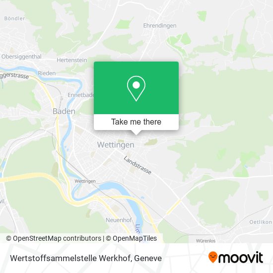 Wertstoffsammelstelle Werkhof map