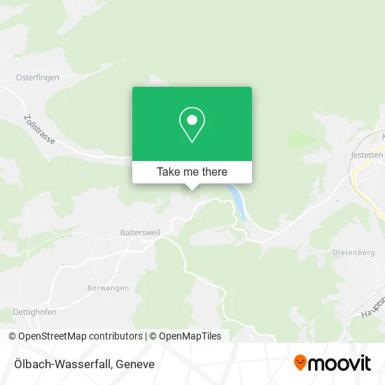 Ölbach-Wasserfall map