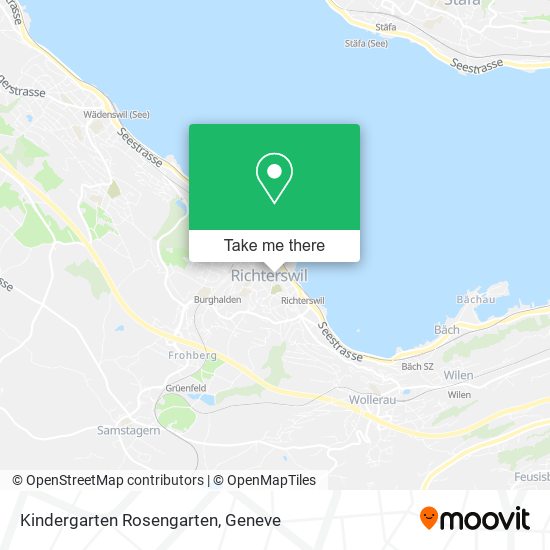 Kindergarten Rosengarten map