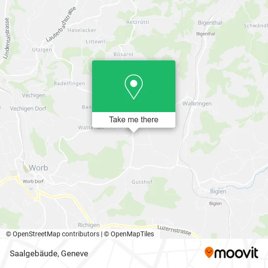 Saalgebäude map