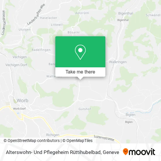 Alterswohn- Und Pflegeheim Rüttihubelbad map