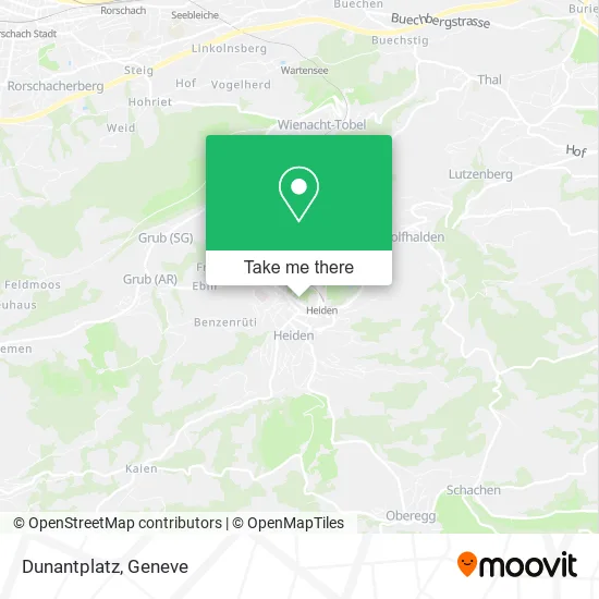 Dunantplatz map