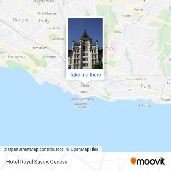 Hôtel Royal Savoy Karte