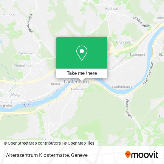 Alterszentrum Klostermatte map