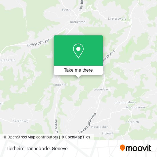 Tierheim Tannebode map