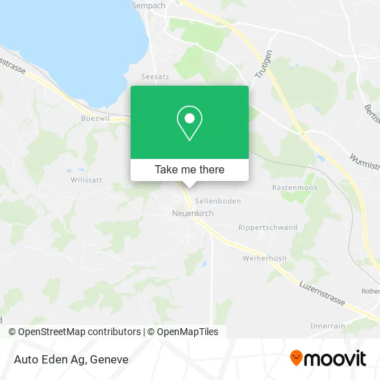 Auto Eden Ag map