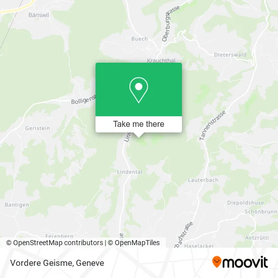 Vordere Geisme map