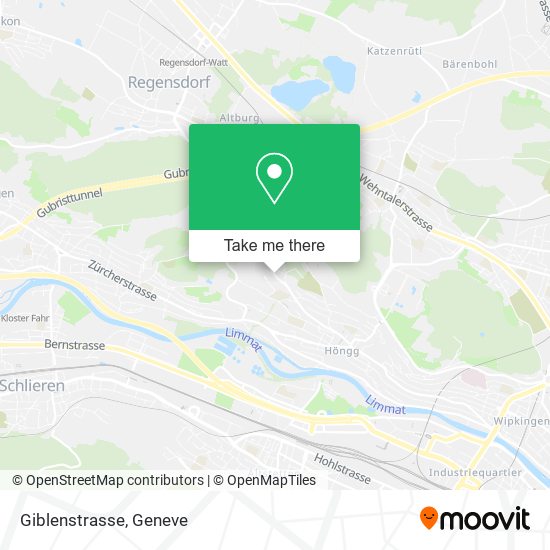 Giblenstrasse map