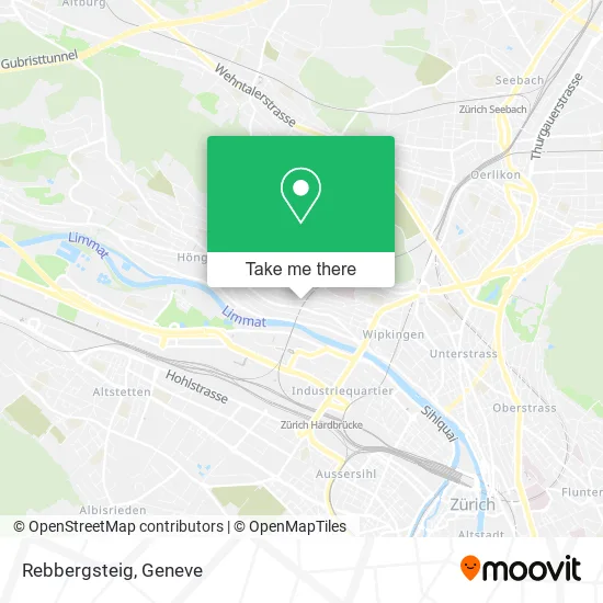 Rebbergsteig map