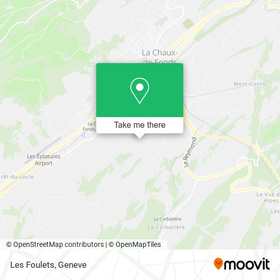 Les Foulets map