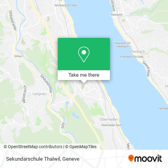 Sekundarschule Thalwil map