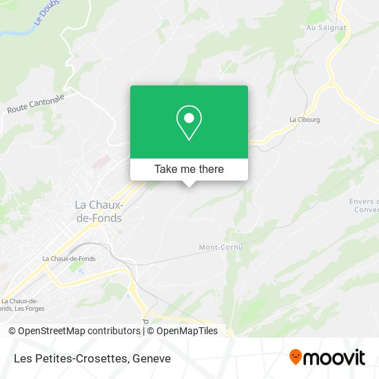 Les Petites-Crosettes map