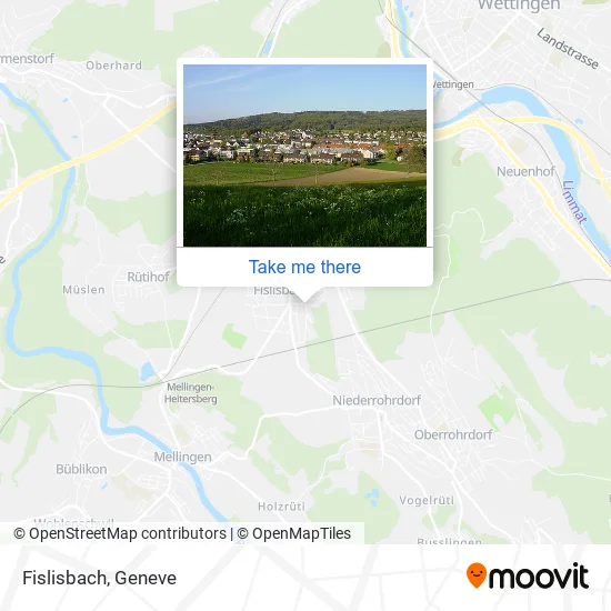 Fislisbach map