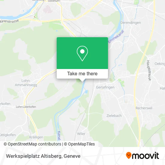 Werkspielplatz Altisberg map