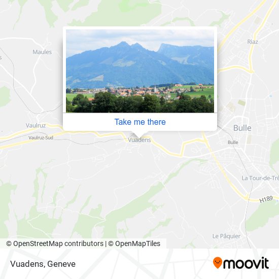 Vuadens map