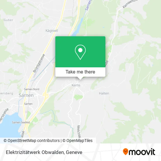 Elektrizitätwerk Obwalden map