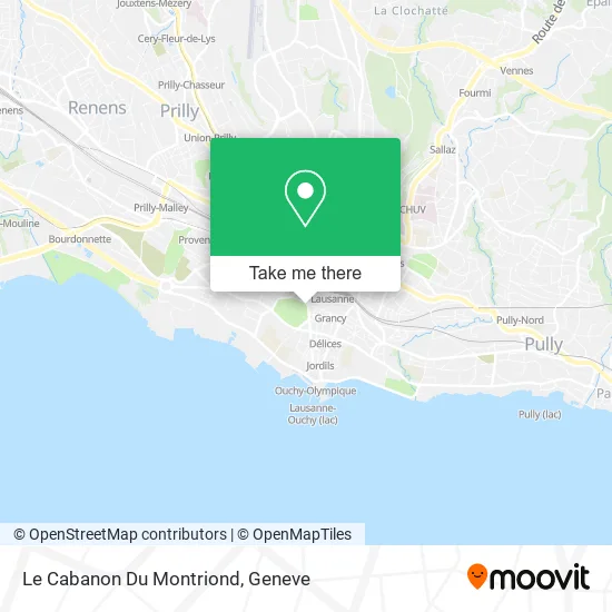 Le Cabanon Du Montriond map