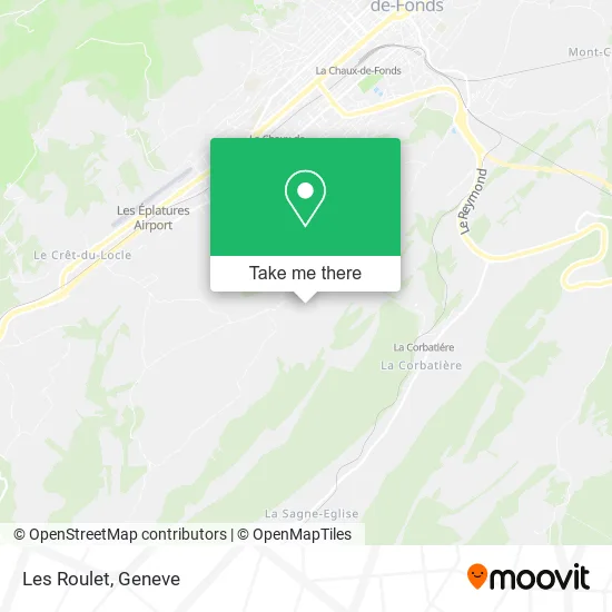Les Roulet map