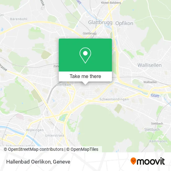 Hallenbad Oerlikon map