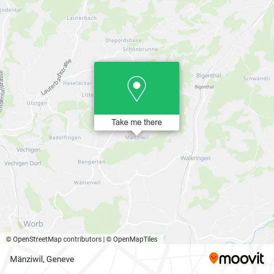 Mänziwil map