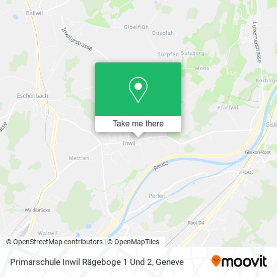Primarschule Inwil Rägeboge 1 Und 2 map