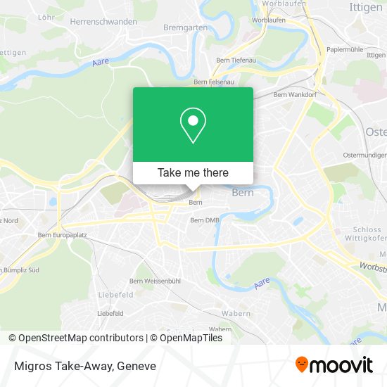 Migros Take-Away map