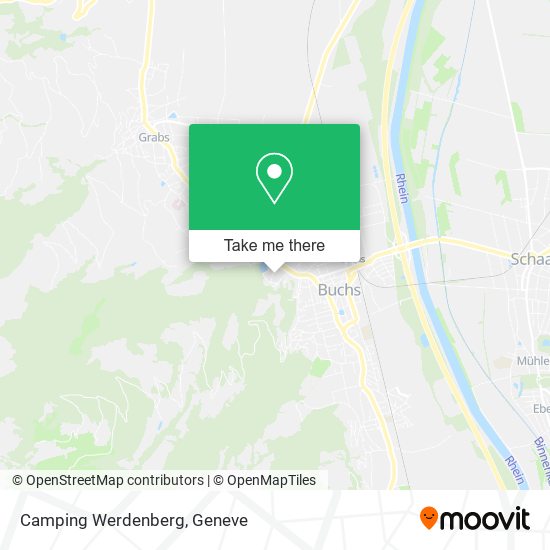 Camping Werdenberg map