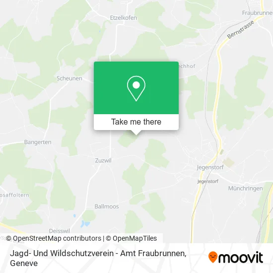 Jagd- Und Wildschutzverein - Amt Fraubrunnen map