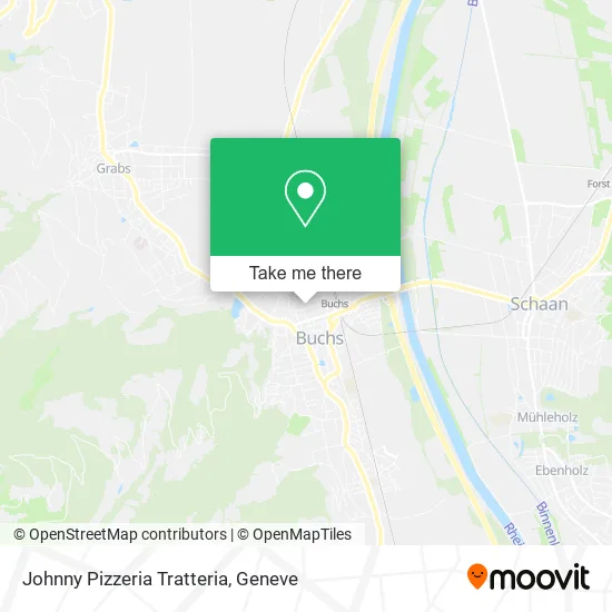 Johnny Pizzeria Tratteria map