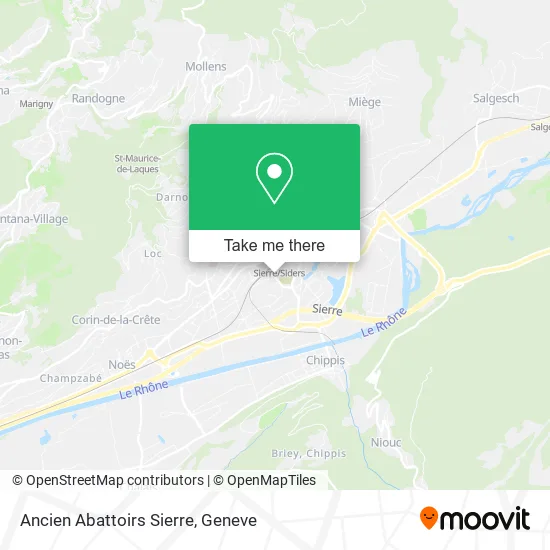 Ancien Abattoirs Sierre map