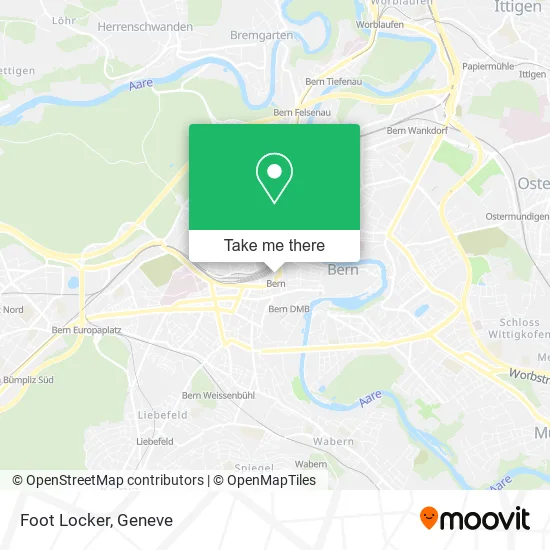 Foot Locker map