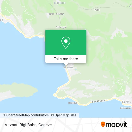 Vitznau Rigi Bahn map